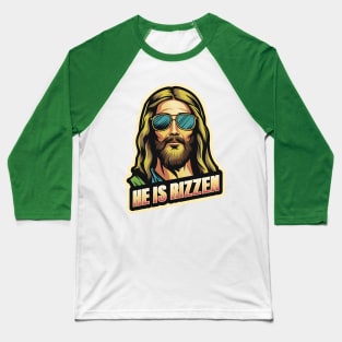 HE IS RIZZEN FUNNY JESUS Baseball T-Shirt